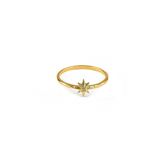 North Star Small Ring Gold