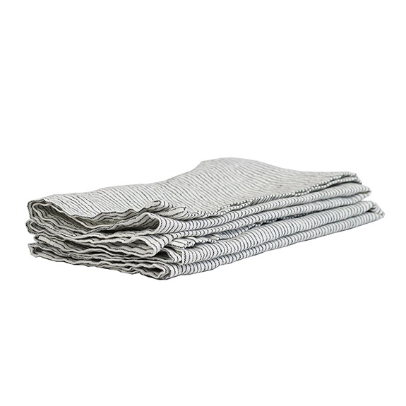 Kitchen towel linen - pinstripe