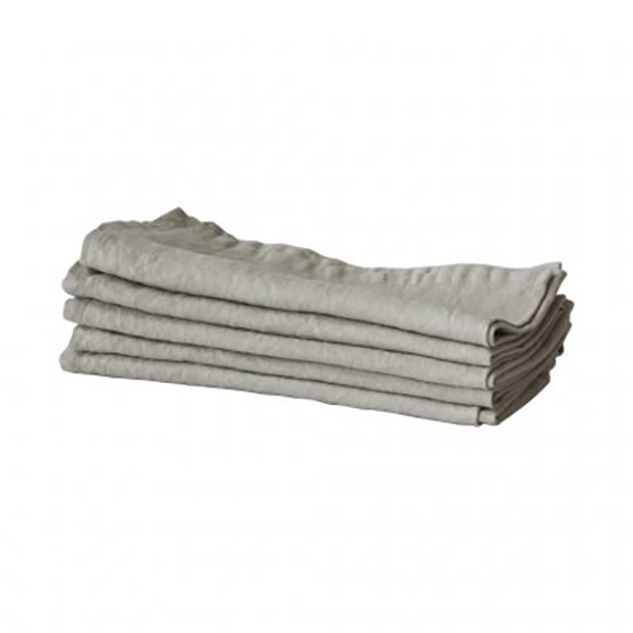 Napkin linen - warm grey
