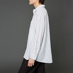 Elma Shirt Grey Stripe - bild 3