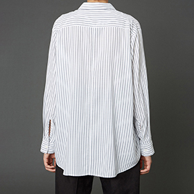 Elma Shirt Grey Stripe - bild 4