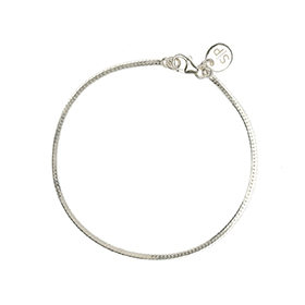 Herringbone Bracelet Silver - bild 1