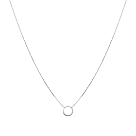 Minimalistica Ring Necklace Silver - bild 1
