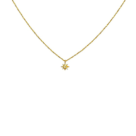 North Star Short Necklace Gold - bild 1