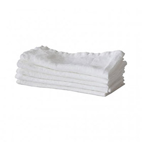 Kitchen towel linen - bleached white - bild 1